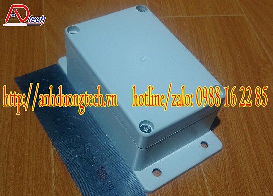 Mã SP: F4B - Hộp nhựa ABS có tai, chống nước, kích thước: 100*68*50