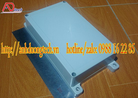 Mã SP: K23-3 - Hộp nhựa ABS chống nước, có tai, kích thước: 200*120*53